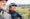 An elderly couple enjoys an active lifestyle by riding bikes