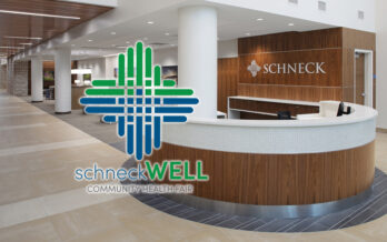 schneck interior with schneck well logo