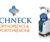 Schneck logo with medical equipment
