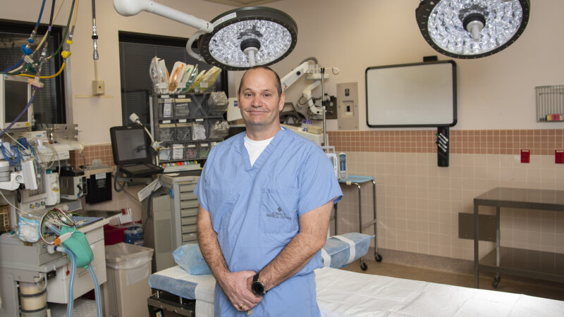 Dr. Stanfield in the OR